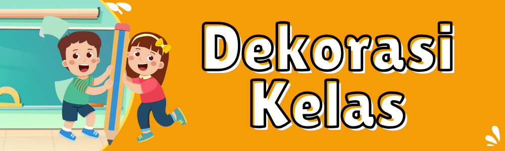 web banner dekorasi kelas